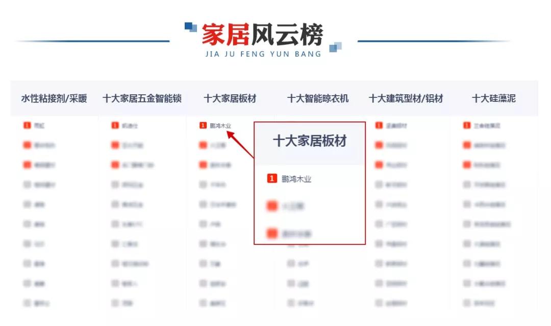 央广网十各人居板材排行榜